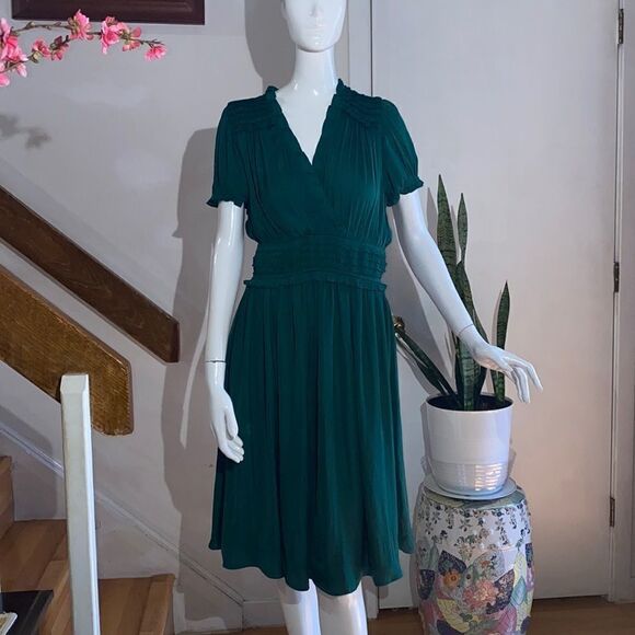 ANTHROPOLOGIE Merida Smocked Mini Dress - Picture 3 of 6